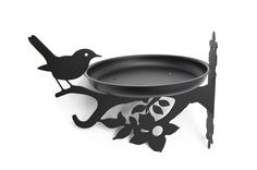 Уличная кормушка Maesta металл, черный, 30.2х22х24.6 см