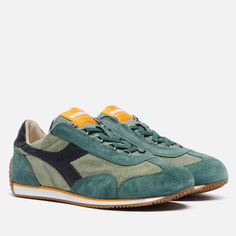 Кроссовки мужские Diadora Heritage Equipe Suede Stone Wash зеленые 44.5 EU