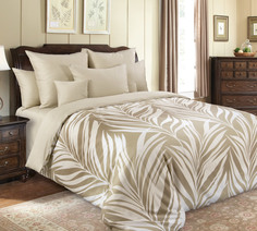 Пододеяльник Текс-Дизайн "Бали 5 беж." 2-спальный из сатина (100% ХБ)