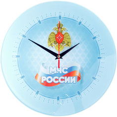 Настенные часы "МЧС России" (28 см) No Brand
