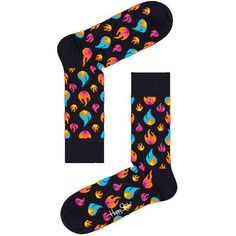 Носки унисекс Happy Socks FLM01 разноцветные 42