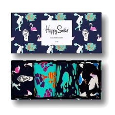 Подарочный набор носков унисекс Happy Socks XPAR09 разноцветный 42