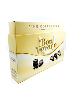 Шоколадные конфеты Bon Voyage Ассорти бежевая коробка 370 г