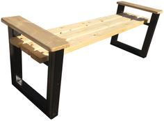 Садовая скамейка M-Group Модерн-60 7930109672477 черный