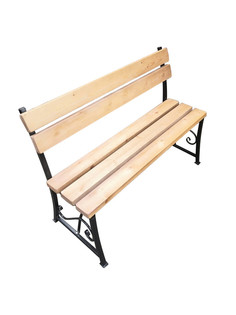 Садовая скамейка M-Group Флора 7930095243149 черный