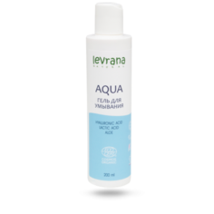 Гель для умывания Levrana «AQUA», 200 мл COSMOS ORGANIC