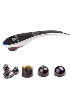 Ручной массажер для тела BODY MASSAGER c ИК-прогревом FITSTUDIO (черный) Family Shop