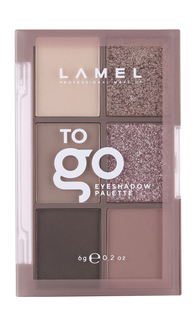 Палетка теней для век Lamel Professional To Go Eyeshadow Palette, 401