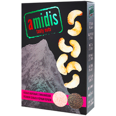 Кешью жареный с гималайской розовой солью и черным перцем, 80 г Amidis