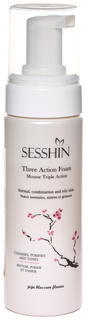 Мусс очищающий тройного действия SESSHIN Three Action Foam, 150 мл