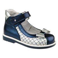 Туфли для детей Elegami 7-801351703 темно-синий/светло-серый 20