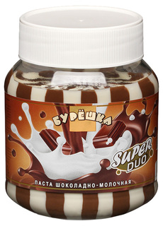 Паста Бурешка Дуо шоколадно-молочная 350 г