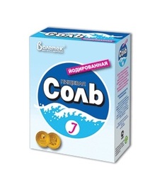 Соль пищевая Валетек Йодированная 350 г