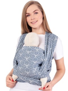 Слинг-шарф Mums Era Экзотик/нэви р.М