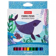 Фломастеры. Hatber. 24 цвета. COLORA