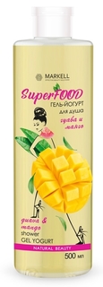 Гель-йогурт для душа ГУАВА И МАНГО, Liv-delano, Superfood, 500 мл