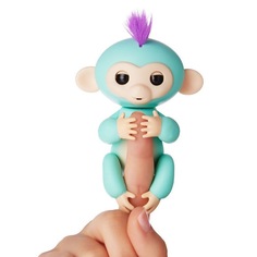 Интерактивная игрушка - обезьянка Happy Monkey(бирюзовый)
