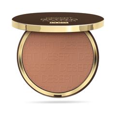 Компактная пудра оттенка охры Pupa Desert Bronzing Powder т.005 Матовый солнечный