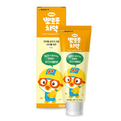 Зубная паста Pororo для детей от 3 лет с пониженным содержанием фтора вкус ананаса 90 гр.