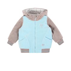 Куртка детская Мамуляндия 21-507 голубой/серый р.74