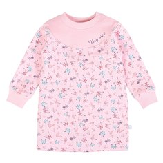 Платье детское Мамуляндия 20-1011 Зайка Футер р.128 светло-розовый