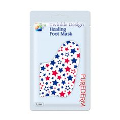 Увлажняющая и заживляющая маска для ног Purederm Twinkle Design Healing Foot Mask 2 шт