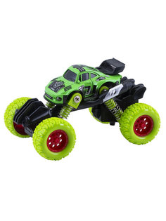 Машинка инерционная Wincars Монстр Бум! с большими колёсами 11 см YK-2207_Green