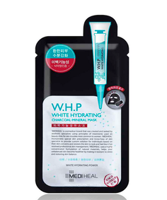 Осветляющая тканевая маска для лица Mediheal W.H.P White Hydrating Black Mask Ex 3 шт
