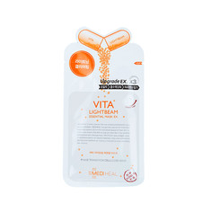 Осветляющая тканевая маска с витамином С Mediheal Vita Lightbeam Essential Mask EX 4 шт