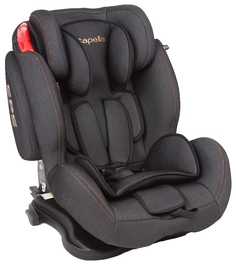 Автокресло Capella Jeans Isofix Sps цв.черный гр.1/2/3