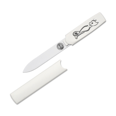 Пилка для ногтей BOHEMIA Czech Nail Files 128398 белый Кошка стекло