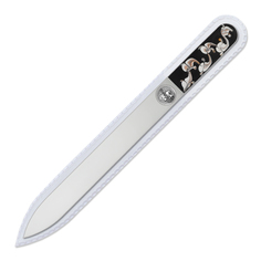 Пилка для ногтей BOHEMIA Czech Nail Files 135510 черный ручн роспись стекло