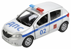 Машина спецслужбы Технопарк Полицейская машина Renault Sandero 12 см Полиция
