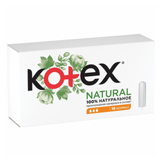 Тампоны Kotex Natural normal 16 шт