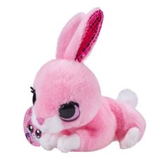 Мягкая игрушка ZURU Coco Surprise Плюшевый сюрприз Заяц 27 см розовый 9601-7