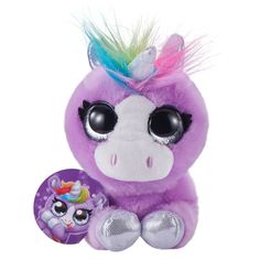 Мягкая игрушка ZURU Coco Surprise Плюшевый сюрприз Единорог 27 см фиолетовый 9601-2