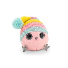 Мягкая игрушка Orange Toys Котик в вязаной шапке 13 Розовый OT41-24/13Р