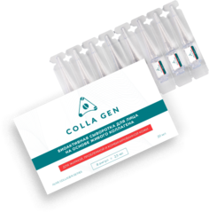 Биоактивная сыворотка для лица COLLA GEN на основе живого коллагена для жирной