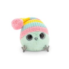 Мягкая игрушка Orange Toys Котик в вязаной шапке 13 Зеленый OT41-24/13З