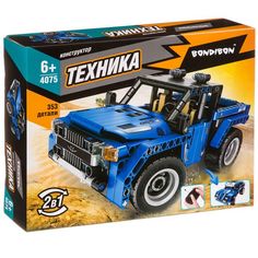Конструктор Bondibon "Техника. Пикап", 353 детали