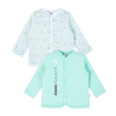 Комплект детский Мамуляндия Кофточки 2шт. цв. белый, мятный р.80 21-17005