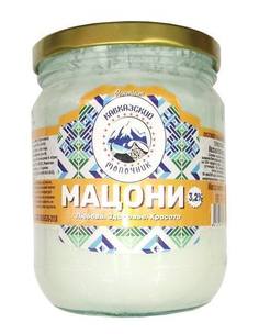 Мацони Кавказский молочник Мацони термостатный 3,2% БЗМЖ 450 мл