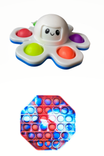 Комплект анстистрессовых игрушек iLEDea осьминог фиджет спиннер, Pop it TA-WM-0036_16