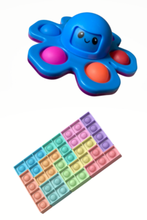 Комплект анстистрессовых игрушек iLEDea осьминог фиджет спиннер, Pop it TA-WM-0036_21