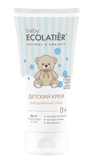 Крем детский Ecolatier 0+ Ежедневный уход от раздражений шелушения Ecocert, 100 мл.