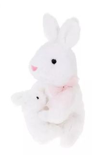 Мягкая игрушка Fluffy Family Мама и малыш. Зайчиха 681974, 25 см