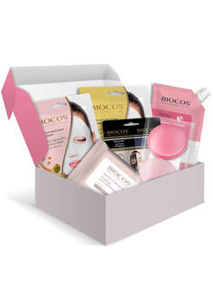 Подарочный набор средств по уходу за кожей лица Biocos Увлажнение и питание