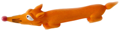 Игрушка-пищалка для собак N1 Лиса длинная с пищалкой, оранжевый, 25 см Naturel