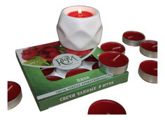 Свеча Русская свечная мануфактура Пион 9 шт.