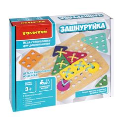 Обучающая игра Bondibon Зашнуруйка для дошкольников ВВ4860